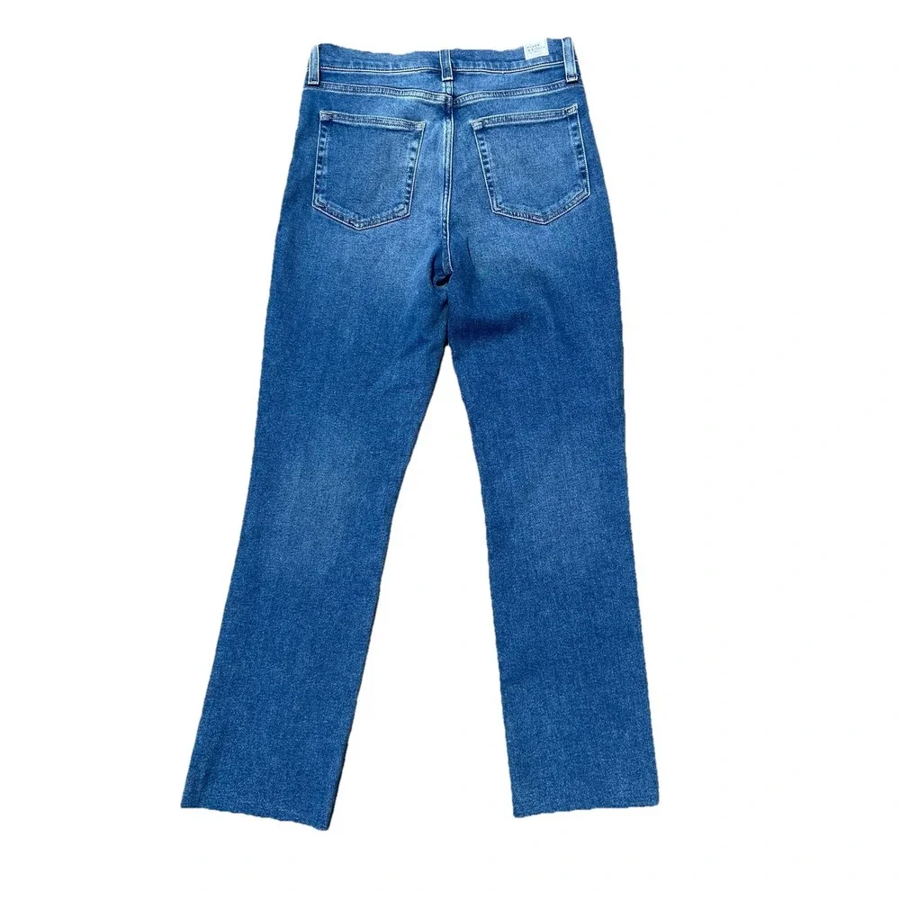 Frank & Eileen Size 27x27 Antique Blue Medium Wash Cork Straight Leg Denim Jeans - Picture 8 of 12